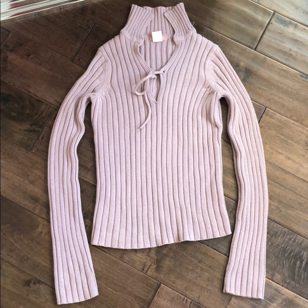 Jcrew knit tie sweater
